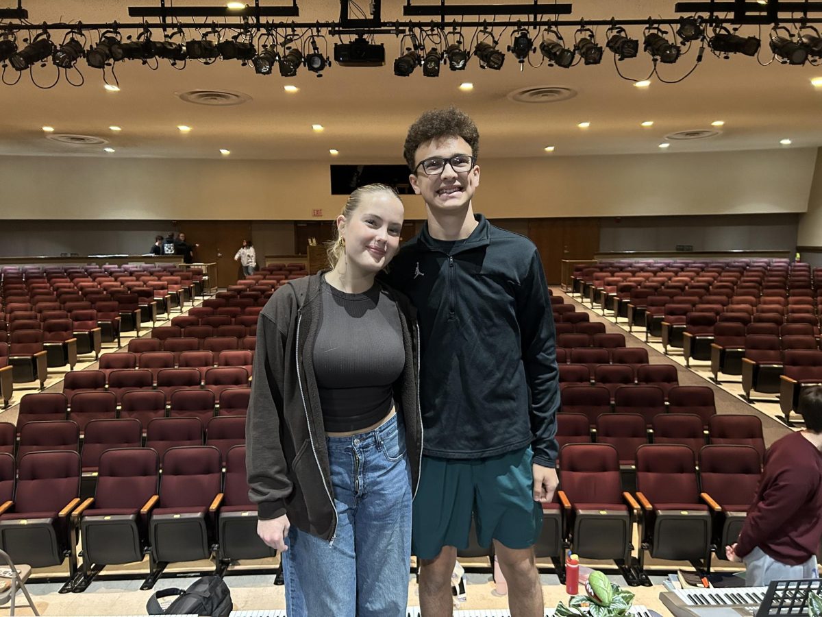Lead role male and female, Collin Matthews and Lily Burns