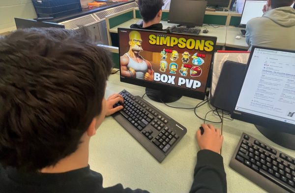 Landon playing Simpsons box pvp.