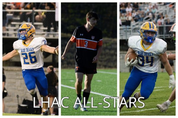 Chase Plummer, Miles Smearman, and Alex McCartney were named first team all-stars for the Laurel Highlands Athletic Conference falls sports seasons.