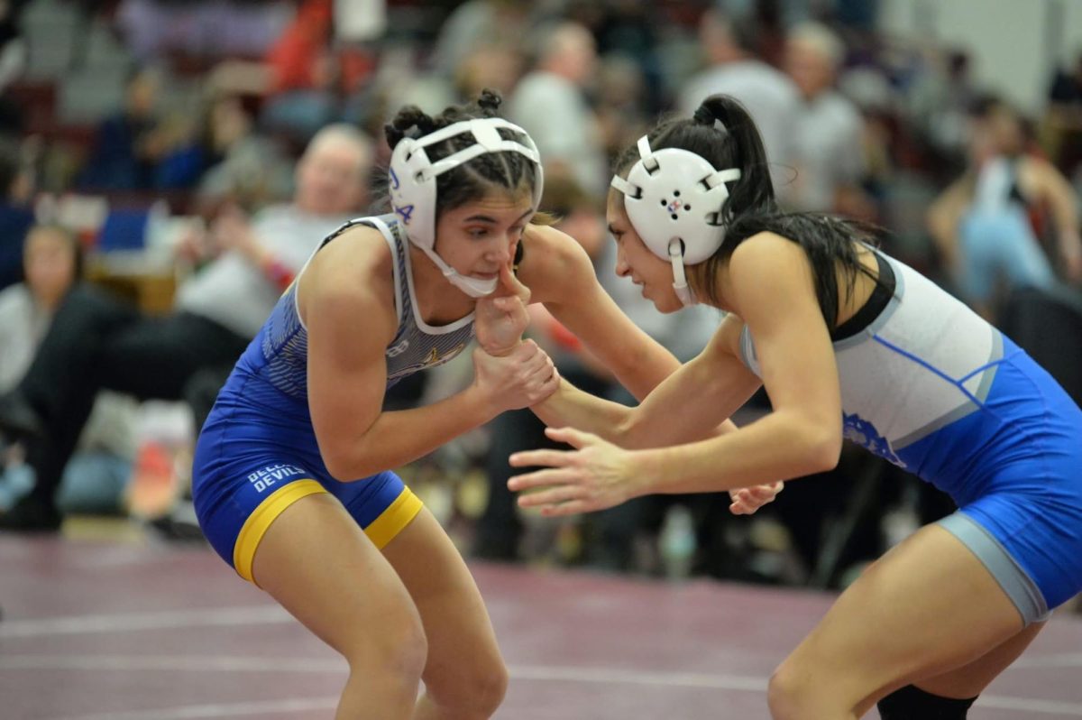Juliette Cuevas advanced to wrestling regionals for the second time with a second-place finish at Districts last week.
