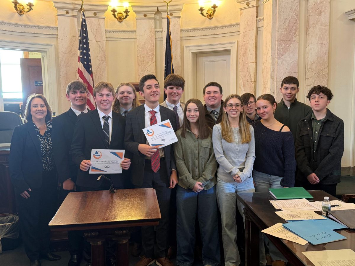 The Bellwood-Antis mock trial team won its first case last week, taking down defending District champion Forest Hills.