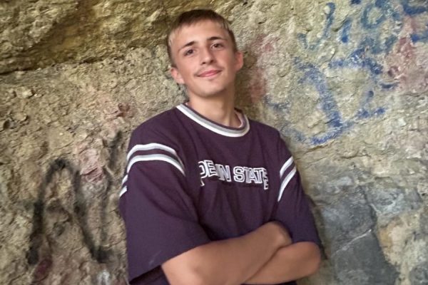 Domanick Halerz is a junior who is built for endurance sports.
