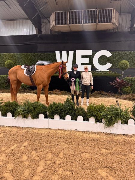 B-A senior Rachel Gormont has been showing horses at competitions since she was 10 years old.