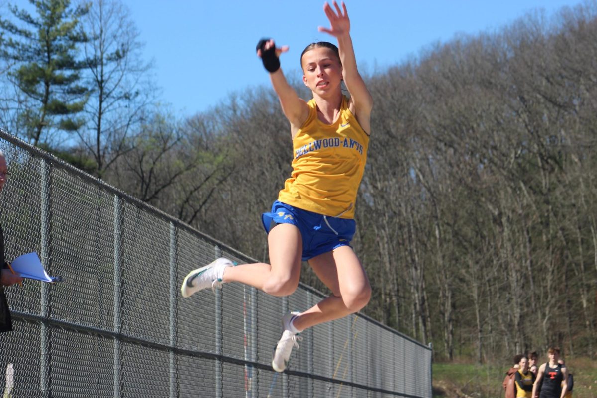 Sophia Pullara was one of several girls who stood out at the West Central Coaches Meet on Friday.