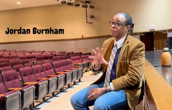 Jordan Burnham visited B-A in April to speak to students about mental health.