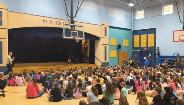 Myers students were ecstatic to see their teachers perform at the annual teacher talent show.